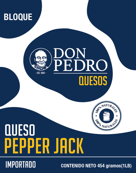 DP PepperJack importado Bloque 450 gramos (1 libra)