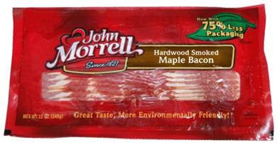 J Morrell Hardwood Smoked Maple Bacon 12oz